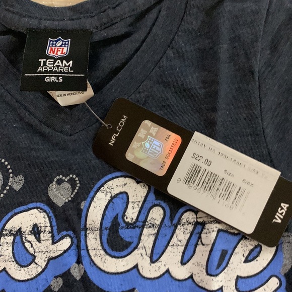 NWT NFL TENNESSEE TITANS CHILDS SHIRT SZ 6/6X GIRLS - Picture 2 of 6